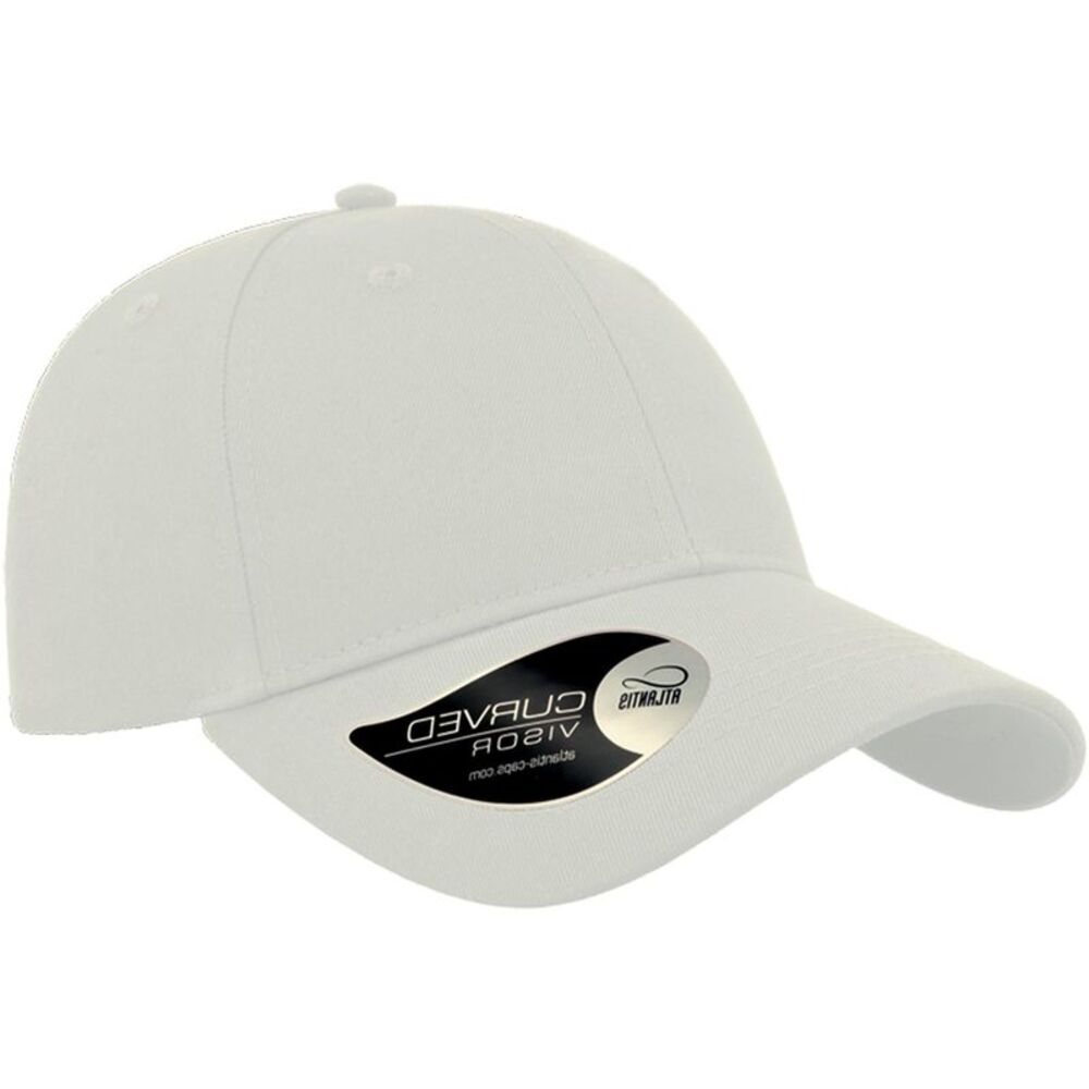 Atlantis Unisex Adult Baseball Cap / White